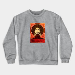 Angela Davis Speaks Crewneck Sweatshirt